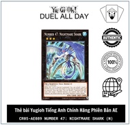 Genuine English Yugioh Card AE Version: CR05-AE089 Number 47: Nightmare Shark (N)