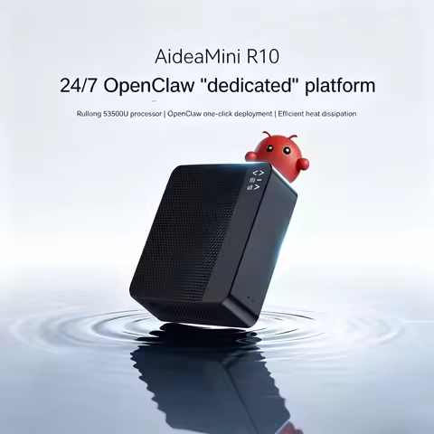 Ryzen 5 3500U Mini PC Industrial Mini Computer Barebone 24/7 Working Quiet Low Power Mini PC for Off