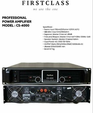 Power Amplifier FIRSTCLASS CS 4000