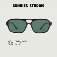 SUNNIES STUDIOS - Bern Ink Pond Square Frame Sunglasses - 60324RP-3-3