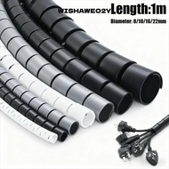 WISHAWEO2Y Wire Protector, 8/10/16/22mm Spiral Cable Sleeve Cover,  Flexible Cable Sleeves