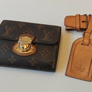 LOUIS VUITTON 路易威登原廠行李箱吊卡 植鞣革皮套