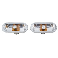 ISANCE Pair Front Fender Side Marker Indicator Lights Fit for VW Amarok 10-22 Passat 96-06 Fit for F