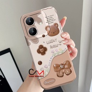 Latest Realme Note 60 60x 2024 Case 50 / C53 C51 C51s C63 C61 - Casing - Softcase Bear Motif - Custo