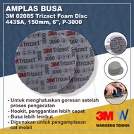 Sandpaper 3m 02085 Trizact Foam Disc 443SA P3000 A5 150MM 15ST/BXD (1 pc)
