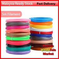 (40 colors) PLA 1pcs 3D Pen Filament Refills - PLA - 5 Meter / Piece