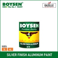 BOYSEN® Silver Finish Aluminum Paint B75 B-75 For Metal Surfaces - 1L / 4L