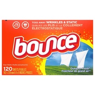 Bounce Fabric Softener Dryer Sheets Assorted (120 sheets)