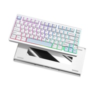 YUNZII AL75 PRO 75% Aluminum Wireless Mechanical Keyboard, Gasket Hot Swap,RGB Backlight for Mac/Win