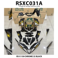 [READY STOCK] Coverset Bodyset Honda RSX RS-X 150 Chrome Black Silver White STICKER TANAM