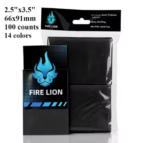 100 Counts 2.5"x3.5" Card Sleeves for Standard Sized Board Game for MTG Magic The Gathering Pokemon