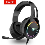 HAVIT Gaming Headset PC USB 3.5mm Wired XBOX / PS4 Headsets with 50MM Driver, Surround Sound &amp; HD Mi