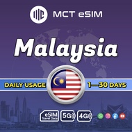 Malaysia eSIM Daily Usage 500MB-2GB+Unlimited - Receive eSIM QR Code on the same day