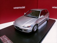 Onemodel 1 18 Honda Civic Two-Door Sports Car Model Honda Civic Type R EG6 Silver