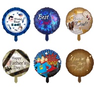 18 inches Foil balloon Fathers Day Balloons Father's Day Aluminum film balloon Party Decoration