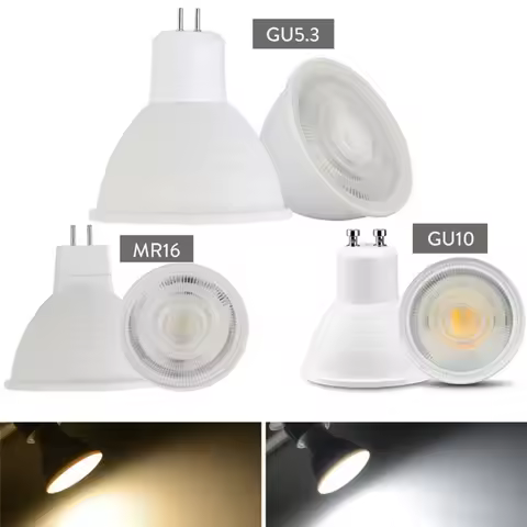 LED Bulb GU10 LED Light 220V SMD 2835 MR16 Spotlight LED 110V 220V 6W Bulb Warm White Cold White Lam