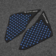 FEPLEO For YAMAHA MT03 MT-03 MT 03 2015 2016 2017 Protector Anti Slip Tank Pad Sticker Knee Grip Traction Side Decal Tanks &amp; Accessories (Size : Blue)