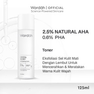 Wardah Crystal Secret Exfoliating Toner with Natural AHA+PHA 100 ml - Toner Untuk Eksfoliasi dengan Extract Edelweiss - Mencerahkan dan Menyamarkan Flek Hitam