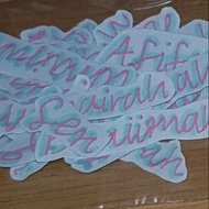 Cheapest customisable calligraphy stickers