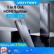 Vention HDMI Splitter HDMI 2.0 4K 30HZ Switcher 1 in 8 out Adapter Converter for PS4 TV XBOX360 Xiao