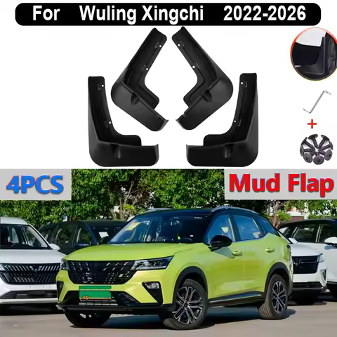 For Wuling Xingchi Accessories Alvez Chevrolet Groove II 2022-2026 Car Wheels Mudguards Car Mud Guar