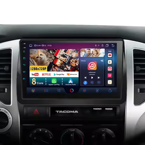 IYING Car Stereo for Toyota Tacoma 2005-2015, Wireless Carplay and Android Auto with 8 Core 4+64G 9 