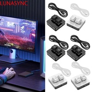 LUNASYNC Custom Mini 2 Key Keypad, Red Switch Keypad Copy Paste Keypad, Keypad Accessories Illuminat