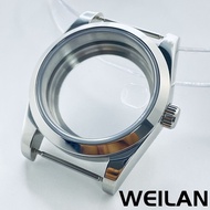 เคส36มม. 40มม. พร้อมสร้อยข้อมือประธานาธิบดีแก้วแซฟไฟร์คริสตัลเหมาะสำหรับ NH34 NH35 NH36 NH70 NH72 ET