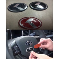 Kia Steering Sticker Wheel Logo