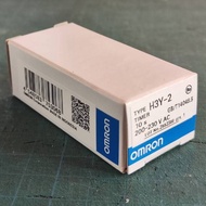 Omron Timer Model H3Y-2 200-230V Option 1s 5s 10s 30s 60s 3min 5min 10min Delay Machine