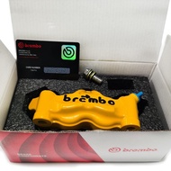 BREMBO GP4 CALIPER 100MM LUMBA PUMP LC135-4S NVX LC135-5S XZ-150 Y125Z RS150 Y15 Y15ZR CKET FRONT &amp; REAR WITH CKET