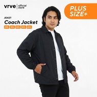 VRVE PLUS SIZE Coach Jacket Long Sleeve Water Resistance Jacket