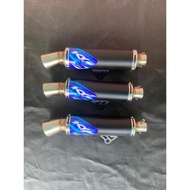( Grade B inlet 38 50 free breket tiang ) Knalpot samlong vario beat aerox all matic