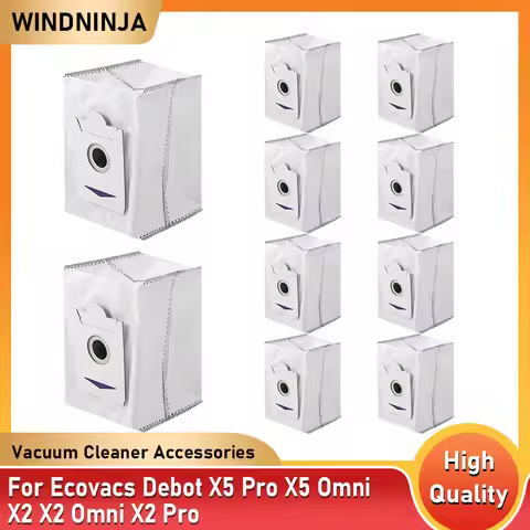 Dust Bags for Ecovacs Debot X5 Pro X5 Omni X2 X2 Omni X2 Pro Robot Vacuums Accessories Garbage Bag R
