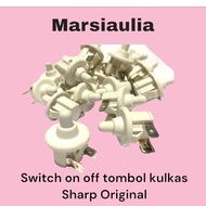 switch on off tombol kulkas sharp original