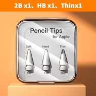 For Apple Pencil Pen Nib Pencil Case For Apple Pencil Tip 2B HB 3.0 Soft Hard For Apple Pencil 1st 2
