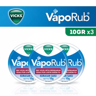 [Paket isi 3] VICKS Vaporub 10gr