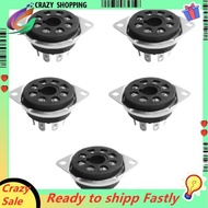 Long-Lasting Use 5pcs 8Pin Vacuum Tube Socket Octal Quality for KT66 for KT88 6SL7 6SN7 6V6 5AR4/GZ3