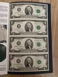 1976年2元美元四連鈔