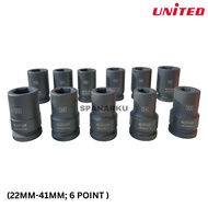 1" IMPACT SOCKET 6PT (22MM - 41MM)