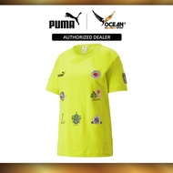 Puma X LIBERTY Womens Badge Tee Tshirt (Sulphur Spring) 53404989