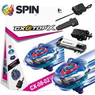 Beyblade X CX-08 02 Whale Flame Beyblade Xtreme with Launcher Led Grip Set for Beyblade Burst Kid To