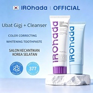 IROHADA Set 2in1 Pemutih Ubat Gigi Pemutih Muka Brightening Cleanser Fresh Breath Toothpaste Deep Cl