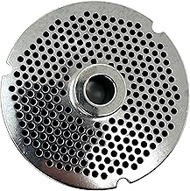 #32 Meat Grinder Plate, Hubbed, 15 mm Width, D2 Steel (9/64 Inch)