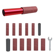 Spindle Sander Adapter for Power Drill Handheld Rubber Sanding Drum Hexagonal Attachment for Power D
