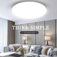 1pc Modern LED Ceiling Light, Round/Square Ceiling Lamp, 110V/220V, 20W/30W/40W/50W, 6500K Cool Whit