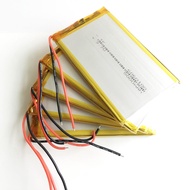 5 PCS 3.7V 5000mAh 6060100 Polymer Lithium LiPo Rechargeable Battery For GPS PSP DVD PAD e-book tabl