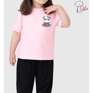 FOS x PEBBLES GIRLS | SHORT SLEEVES GRAPHIC TEES PANDA & CAT SERIES (BRP)
