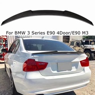 FOR BMW 3 Series E90 4Door/E90 M3 CS/M3/M4/P/PSM Style Carbon Fiber Rear Spoiler Trunk Wing 2005-201