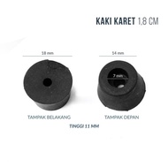 Kaki Karet 1,8 cm (PVC) untuk Salon Speaker / Box Power / Amplifier / 
